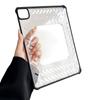 For iPad Pro 11 (2024) Case Hollow Frameless Ventilated TPU Acrylic Clear Tablet Cover