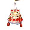 Traditional Chinese Snake Year Portable Lantern PVC New Year Luminous Lantern  Spring Festival