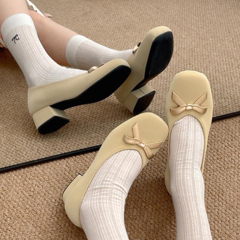 Vintage Thick Heel Women Mary Jane Shoes Comfort Slip On Walking Shoes 2026 New Spring Autumn Concise Zapatos De Mujer