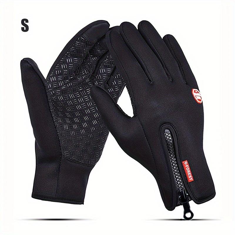 

[Velvet Touch Screen Gloves] Warm Touch Screen Windproof Gloves | Men s and Women s Plus Velvet Outdoor Autumn and Winter Sports Riding S