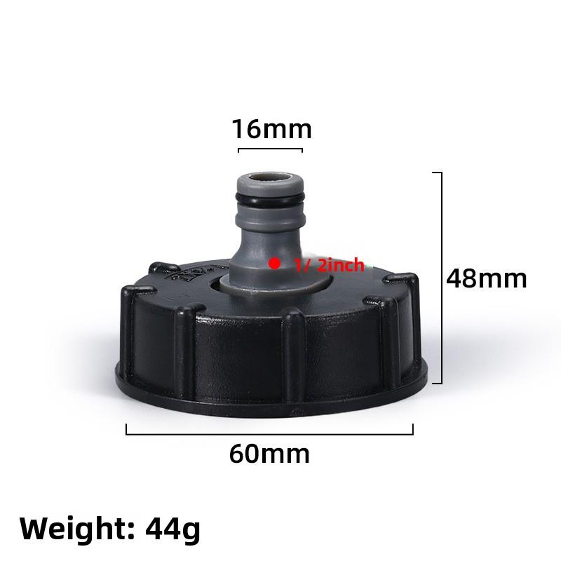 IBC Tank Chemical Drum Fittings Small Nipple Connector, Garden Connector, Water Pipe S60*6 To 1/2''