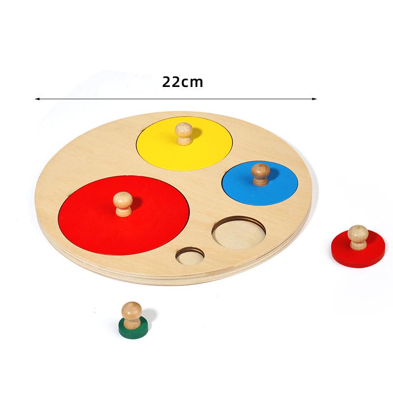Montessori Holzmünz- und Ballbox Lernspielzeug für Kleinkinder (Alter 1-3)