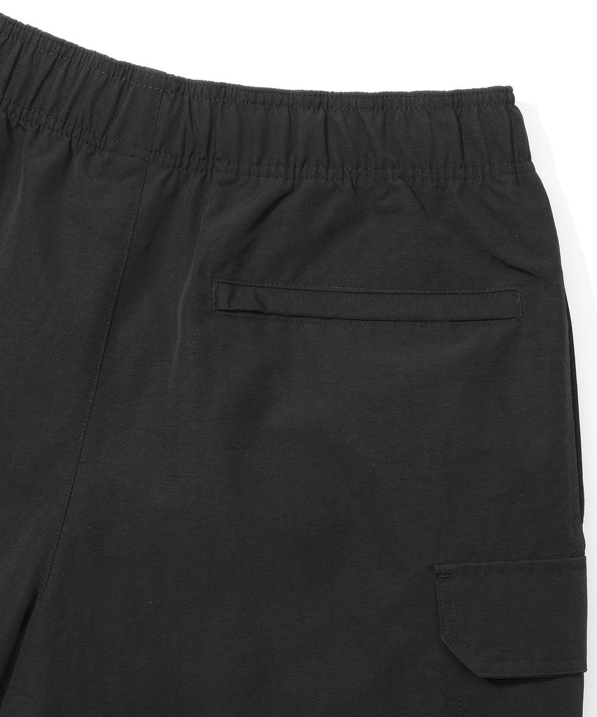 COLUMBIA UNIVERSITY Cu Signature Cargo Nylon Shorts Pants Black