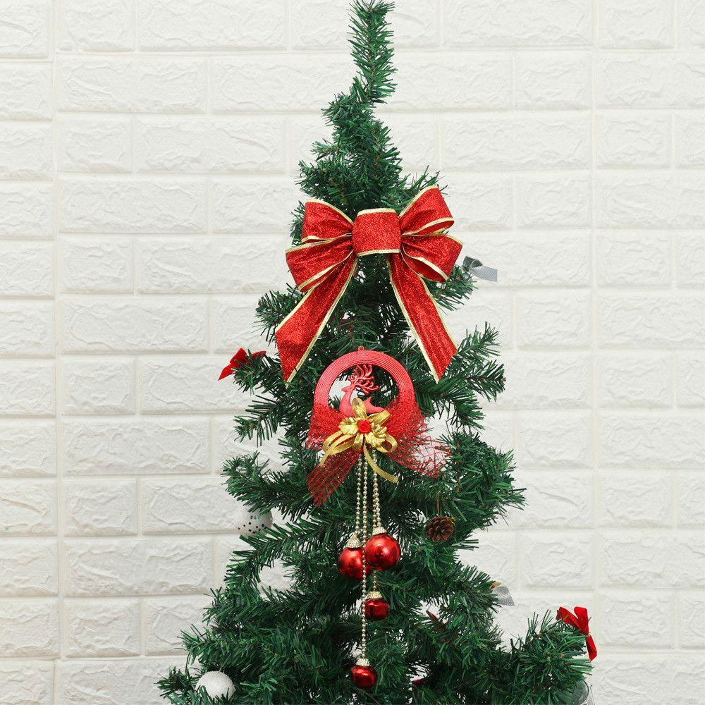 Decorate Gold Powder Bow Pendant Christmas Decorations Christmas Bow Bow Christmas