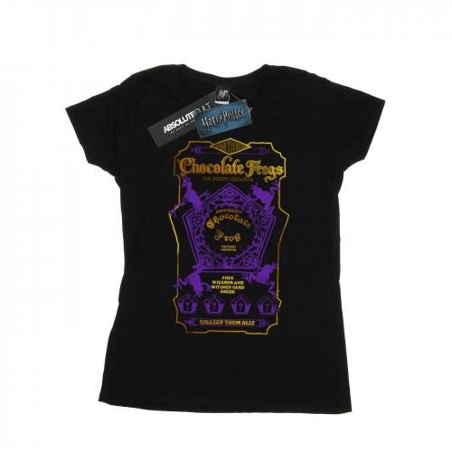 

Harry Potter Womens/Ladies Chocolate Frogs Coloured Label Cotton T-Shirt білий