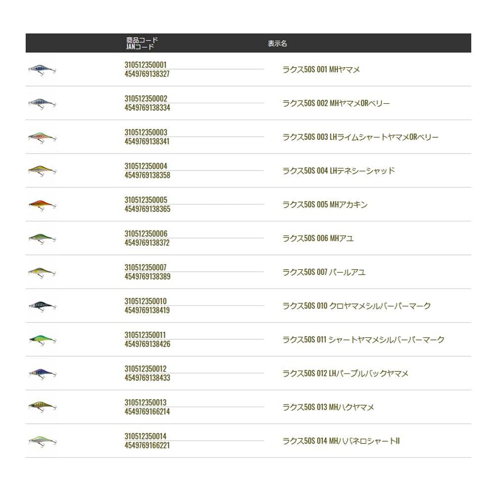 TIEMCO Lux 50S MH Hakuyamame #013