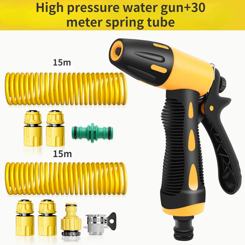 10-30metrová teleskopická vodní trubka s vysokotlakou tryskou Sada nářadí na mytí aut Prodlužovací hadice Vodní hadice pro tlakový čistič