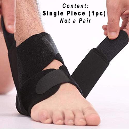 FASHNEX Premium Ankle Support Compression Brace for Injuries, Ankle Protection Guard Helpful In Pain Relief and Recovery. Ankle Band For Men & Wo