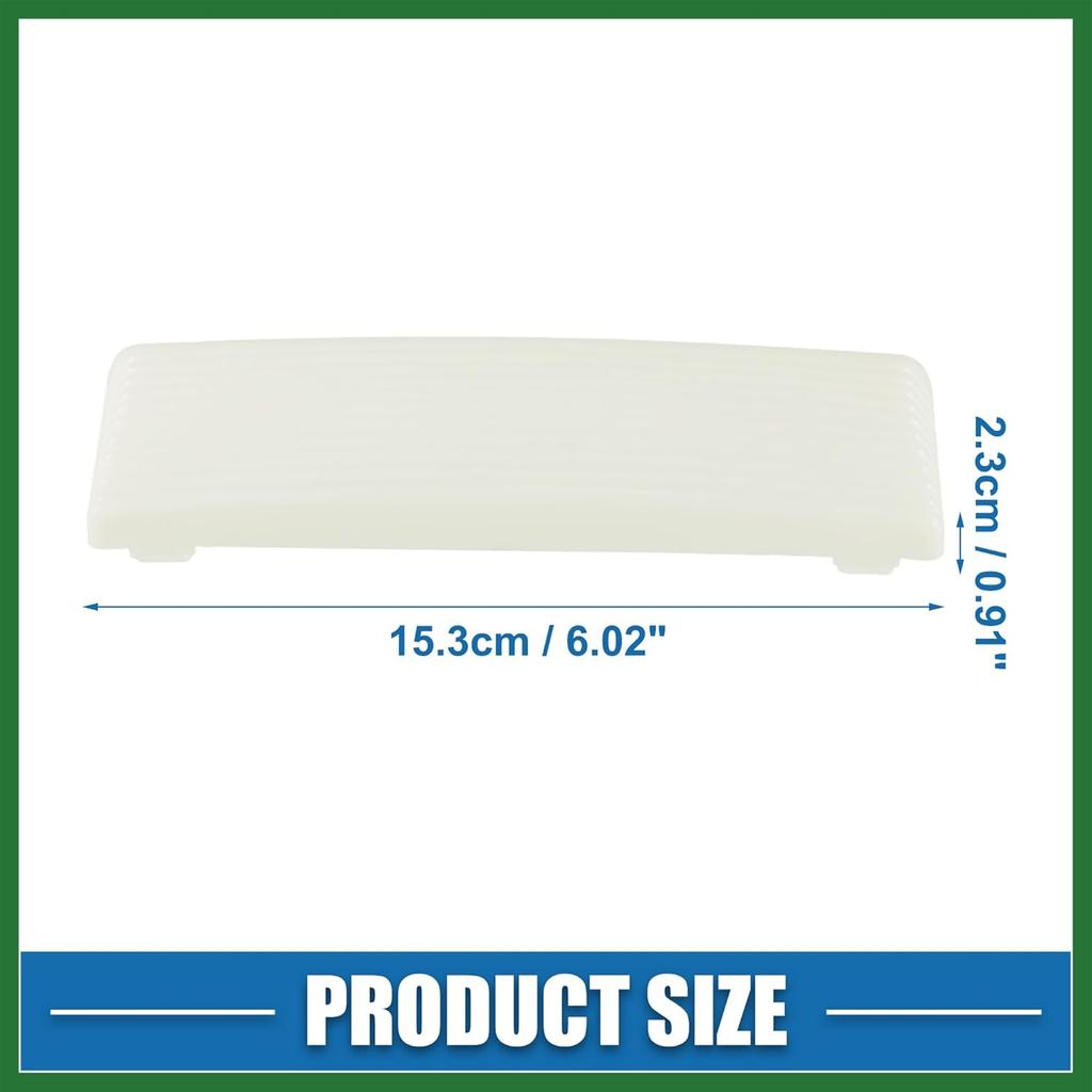 Motoforti Car Interior Dome Lamp Inside Cab Light Lens for Chevy Impala 1959-1964 Plastic White (Set of 2) Long-Lasting