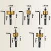 Cobalt Titanium Coated Hole Saw Kit – High-Speed Steel Opening Tool for Metal, Stainless Steel, Aluminum & Iron Sheet