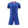A drop shipping football uniform set, short sleeves, men's and women's adult children's jerseys, printing numbers, student training 