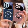 Circle New Dragon Head For iPhone 16 E 15 14 13 Plus 12 mini 11 Pro Max XR Xs Max 16E X 7 8 6 6S 2022 Tempered Glass Phone Case