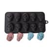 Silicone Skull Ice Cube Mold 10 Grids Chocolate Mold Baking Pan Skull Baking Cake Mold  Candy
