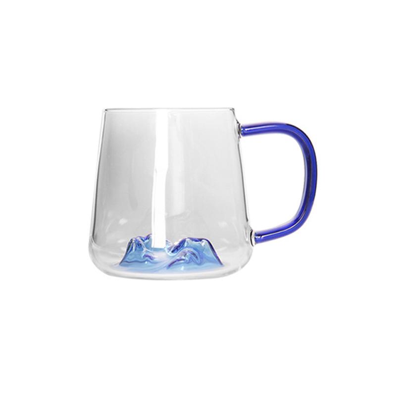 

395 мл 13,6 унций креативная чашка Iceberg Cup с ручкой, разноцветная бутылка для воды для дома, персонализированный коктейльный бокал 395ml 1pcs