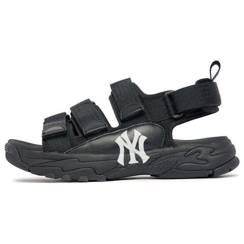 New MLB Sandal Triple New York Yankees New York Yankees Sports Sandals Unisex Black 3ASDCSS33-50BKS