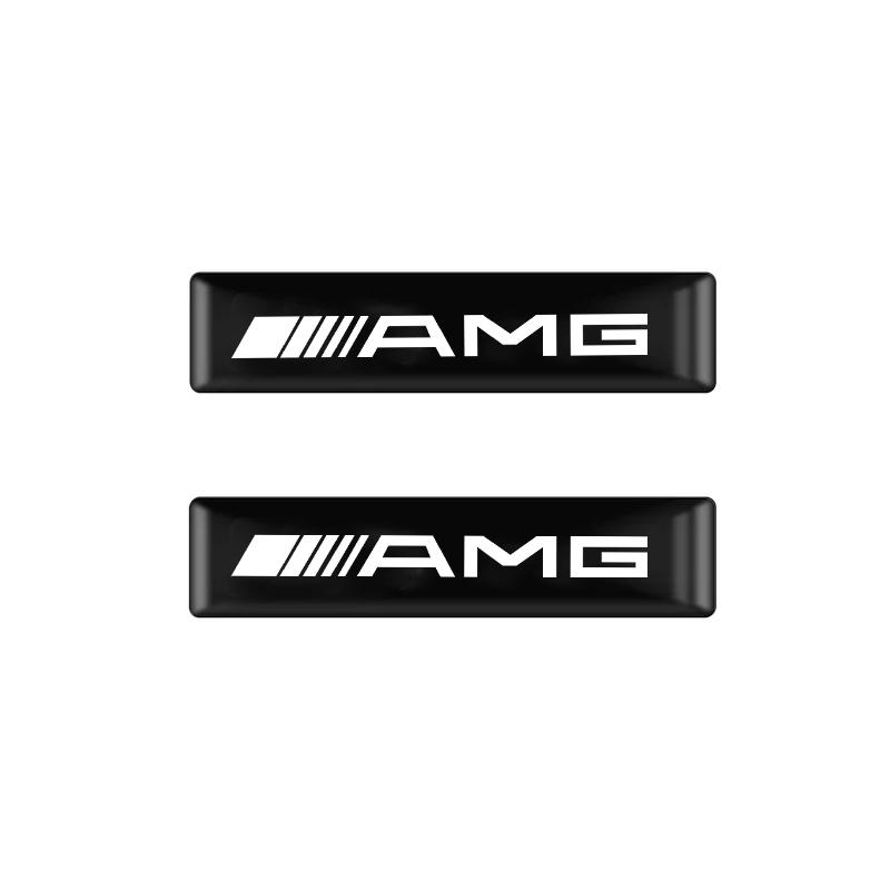 

2/4/10Pcs 3D Car Badge Decorative Stickers For Benz AMG W201 W210 W108 W168 GLC W176 W124 W126 CLA GLA GLB GLS EQA EQB EQE EQC