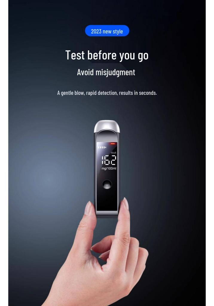 High Precision Russian Cross-Border Alcohol Tester for Overnight Drunk Driving Detection