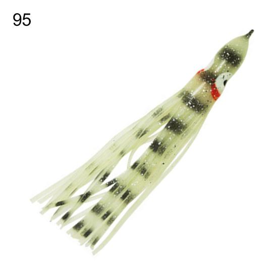 5 Stück/Set 9cm Leuchtende Weiche Oktopusförmige Kunstköder Faux Köder Angelzubehör