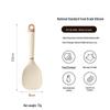 Silicone High-Temp Resistant Soup Ladle & Non-Stick Porridge Spoon with Anti-Scalding Handle.