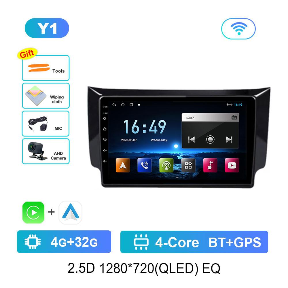 Android 14 Intelligent System for Nissan Sylphy B17 Sentra 12 2012 - 2018 GPS Navi BT Car Video Player WiFi 4G DSP Stereo