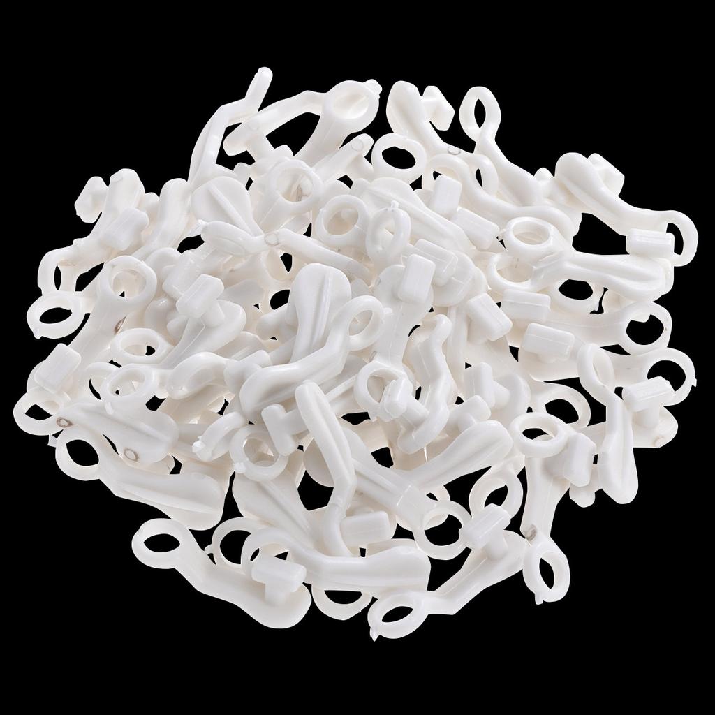 50Pcs Curtain Track Gliders Good Quality Plastic Easy To Use and Remove for Window Door Shower Curtains Curtain Hooks