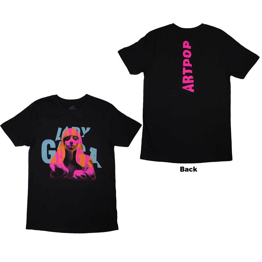 Lady Gaga Artpop Cover T-Shirt Black New XL