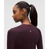 Lululemon Swiftly Tech Long Sleeve Shirt 2.0  Waist Length Black Plum Black Plum