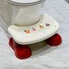 Toilet Stool Adults Squatting Toilet Stool with Anti-Slip Pads PP Plastic Bathroom Step Stool Portable Potty Stool