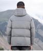 Men's Hooded Down Jacket - Winter 2025 Fashion: Short, Thick, High Loft, Warm Puffer Coat