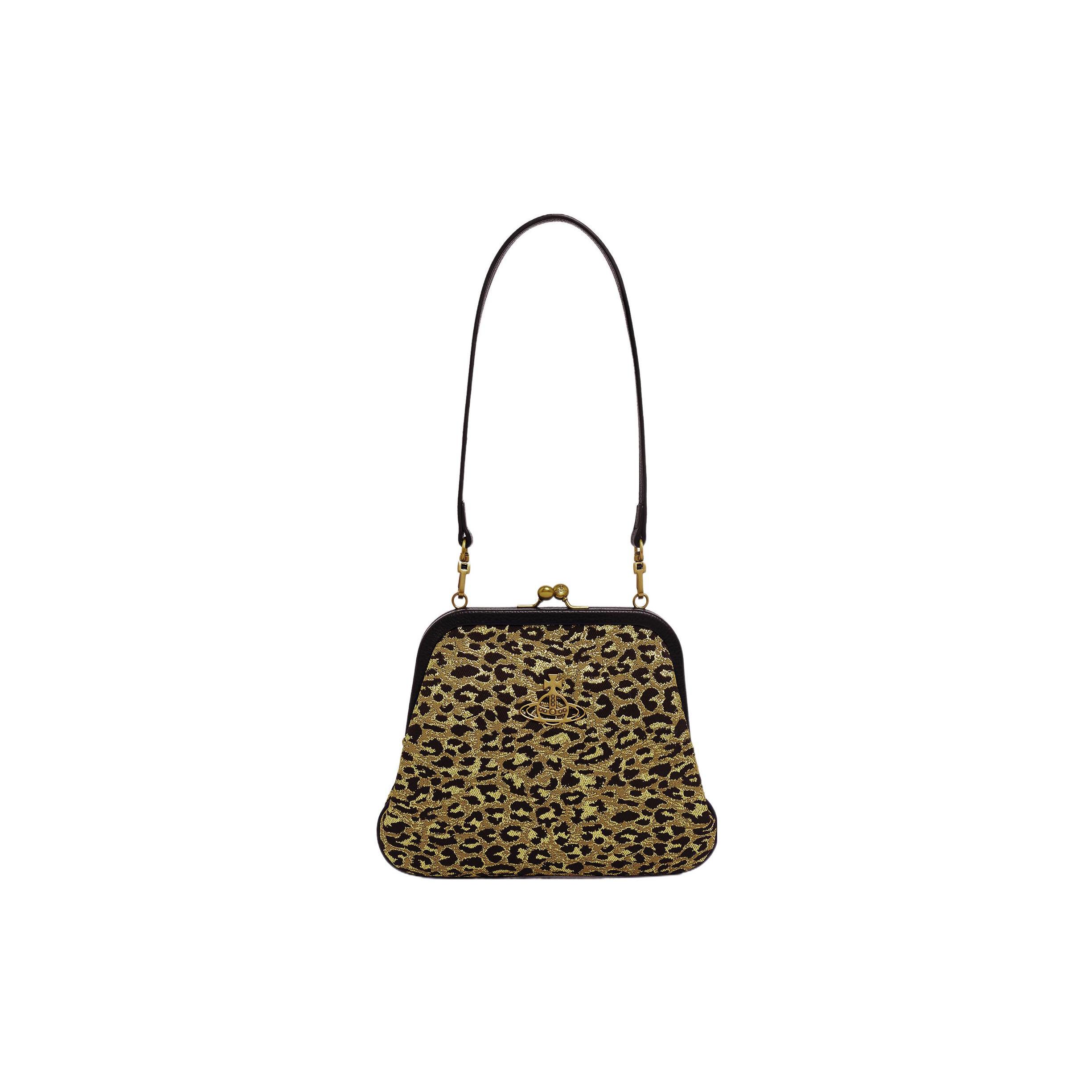 

New Vivienne Westwood Polyester Blended With Polyamide Portable One Shoulder Clutch Women s Leopard Print 4402009CUW00N3D201 23.1*4.1*18.0CM