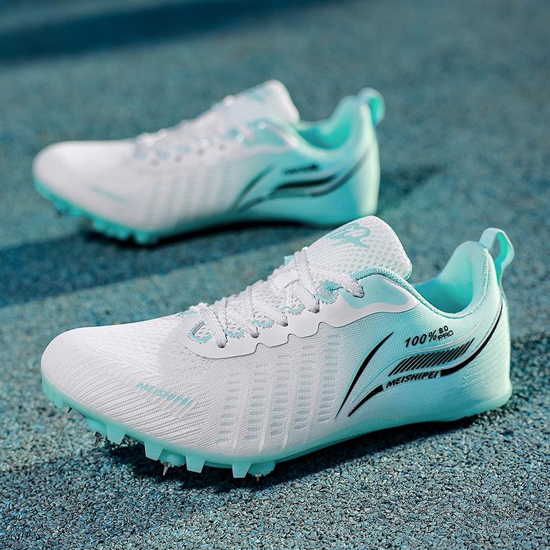 Men'S Sports Shoes Professional Field Nails Sneakers Running Adults Athletics Spike Shoes Child Racing Match Sport Lightweight