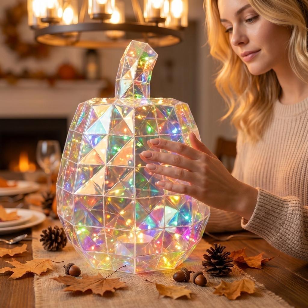 LED Light Up Decorative Figurine for Home Decor, Creative Gift with Colorful Lighting