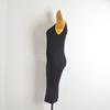 Sleeveless Knitted Cami Dress Women Summer New All-Match round Neck Pullover Waist Hugging Sexy Hip Skirt