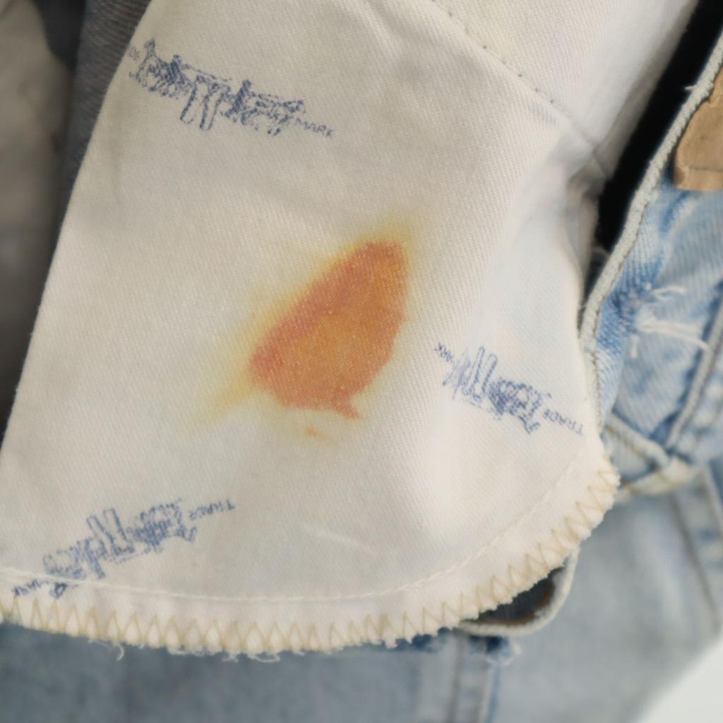 Levi's 80s 40752-0214 Old USA Made Orange Tab Denim Pants W28 Blue Men's Used