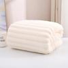 Coral Fleece Towel Bath Towel Set Candy Strip Fleece Women's Household Water Absorption Adult Children Face Towel Bath Towel