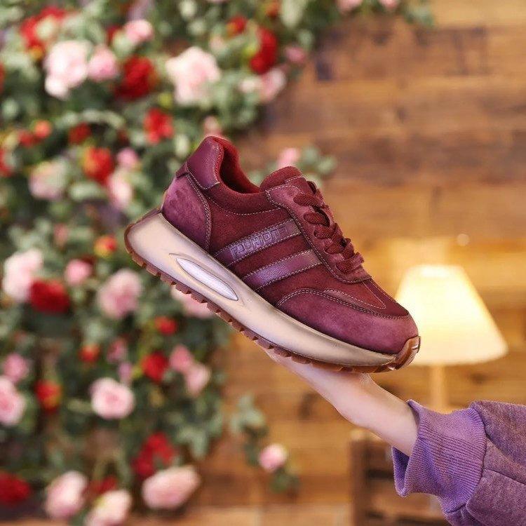 Mote Dame Vulkanisert Plattform Fritidssneakers Dame Flats Mesh Pustende Løpe Gåsko Chunky Sommer Sportssko