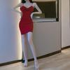 Summer Girl Dress With High Waist Sleeveless Knitted Business Casual For Office And Party
