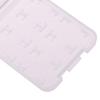 2Pcs 8 In 1 Transparent Tf Ms Memory Card Holder Plastic Case Storage Box