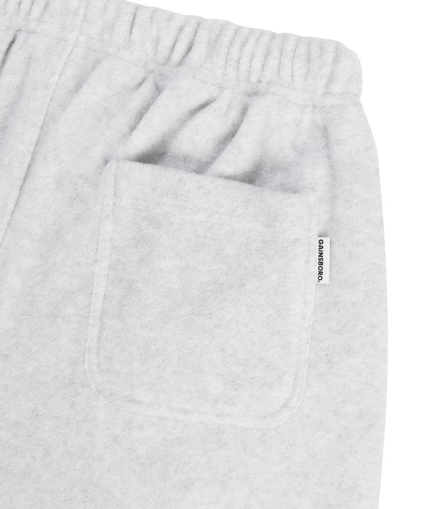 Gainsboro Soft Fleece Jogger Pants_White Melange