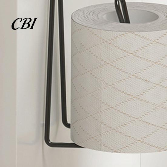 Sturdy Paper Roll Support Toilet Holder, Stainless Steel Heavy Duty Metal Rack Storage Rack, Wall Mount Stand for Bathroom Modern Home Improvement