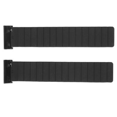 Magnetic Watch Band 26mm Sweat Proof Silicone Watch Strap Quick Release Watchband for Vertix 2 Black
