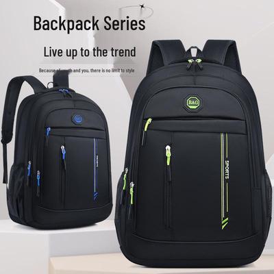 Sac à dos simple et tendance pour homme, de grande capacité, pour étudiants et ordinateurs portables