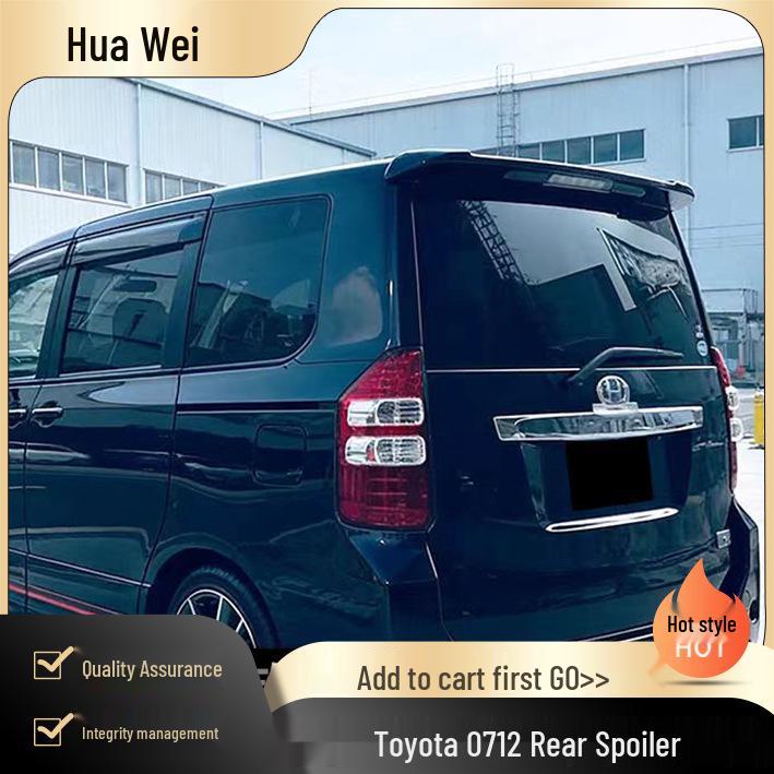 Toyota Noah 2007-2012 Подсвечиваемое заднее антикрыло с установкой на прокол Raw Unfinished