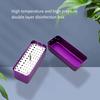 Portable Polishing Brush Cup Block With 72 Holes Efficient Easy To Clean Dental Box For Dental Tool Organization
