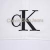 Calvin Klein Monogram Embroidered Ball Cap White / HX0263391_FLCKEA1H02