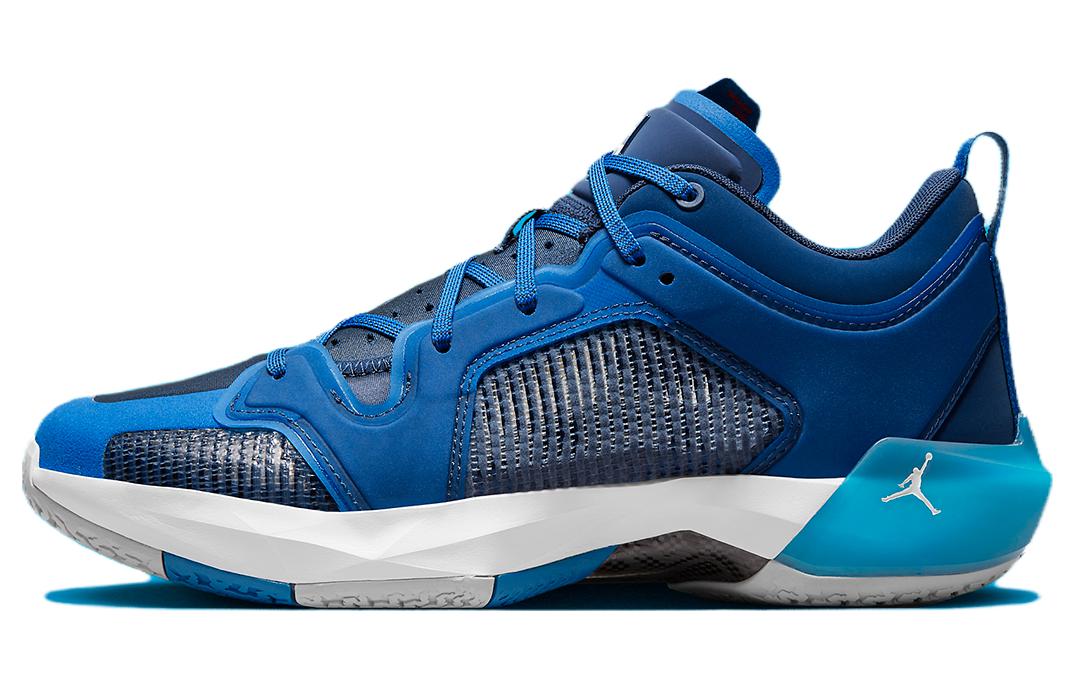 Jordan Air Jordan 37 Basketball Shoes Men s Low Top Blue DV9908-401 40.5