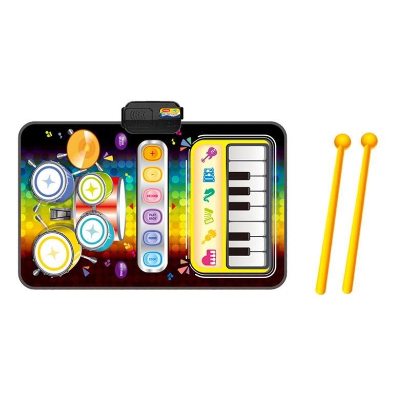 A71Z Children's 2-In-1 Multifunctional Electronic Music Blanket To Cultivate Music Interest