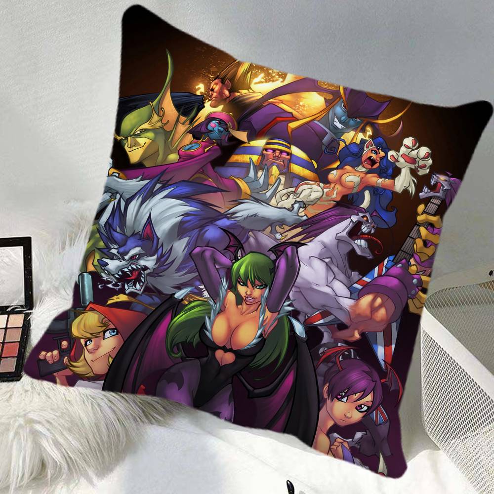 Game Vampire Pillow Case Square Pillow Bedroom Sofa Leisure Comfort Cushion Car Home Decoration
