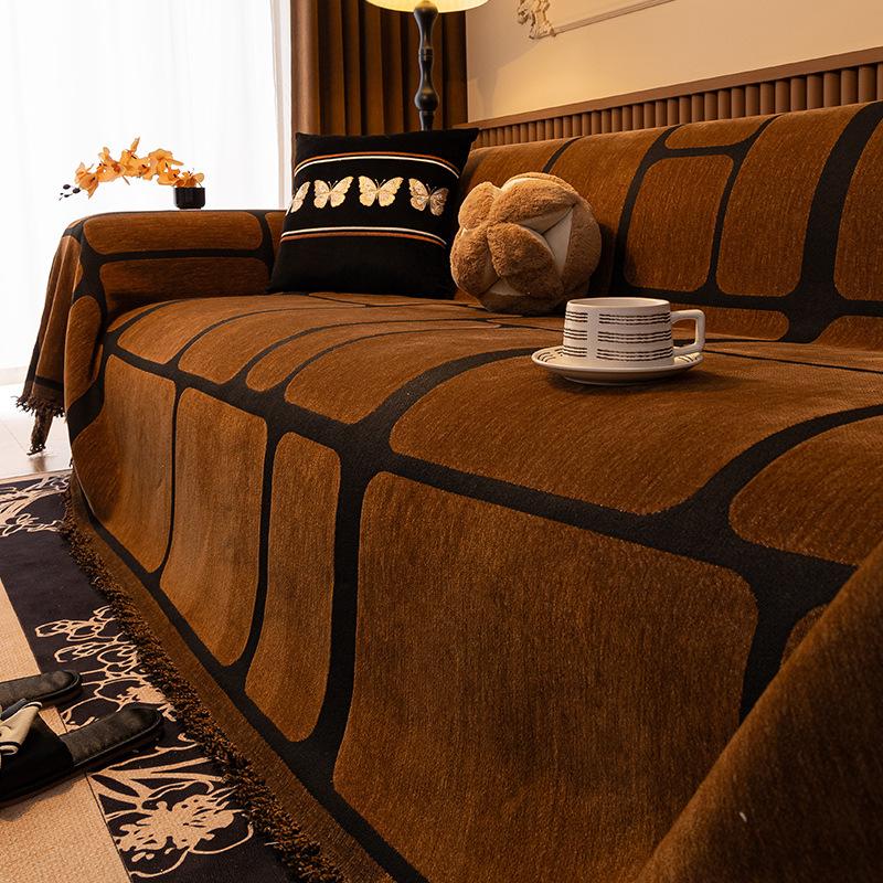 The Sofa Towel Is Universal in All Seasons The New Dirt-resistant Sofa Blanket One-piece Cushion Chenille Cover