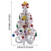 Desktop Display Wooden Christmas Tree Window Display Handmade Christmas Ornaments  Home Decoration
